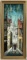 Mid-Century Modern Cityscape, Oil on Board