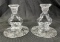 Cambridge Etched Wildflower Candlesticks
