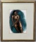 Henche,  African American Nude, Watercolor on Paper