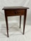 Walnut One-Drawer Stand