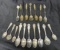 Group of 17 Silver Plate Souvenir Spoons