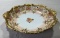 Limoges Blakeman & Henderson Gilded Porcelain Bowl with Hand-Painted Roses