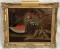 Browne, Still Life with Watermelon and Fruit, Oil on Canvas