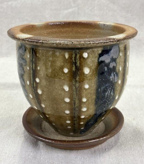 Matt Jones Pottery Planter with Underplate