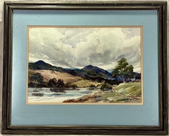 Douglas Grant (American, 1894 - 1993) Landscape, Watercolor on Paper