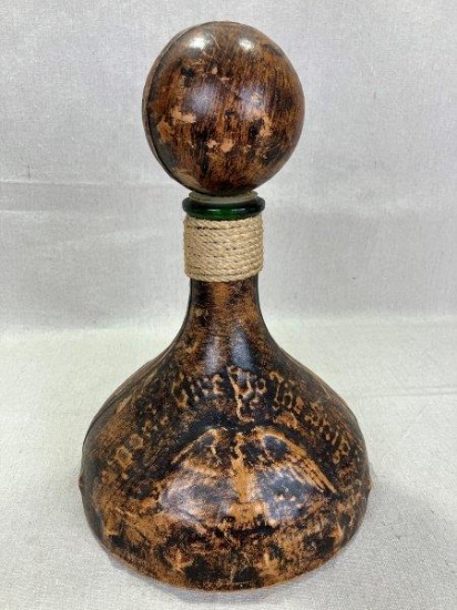 Italian Leather Decanter