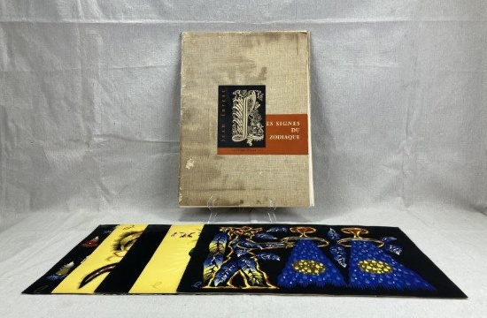 Jean Lurçat Es Signes du Zodiaque Portfolio with Lithographs, Paris, 1959