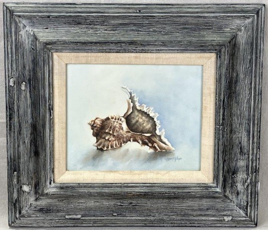 Floyd Hosmer, Sea Shell, Watercolor on Paper