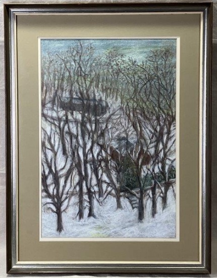 Pastel Winter Landscape
