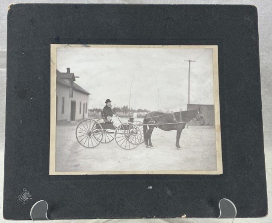 Early Equestrian Photograph, Pueblo, Colorado