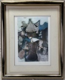 Rosina Wachtmeister Mixed Media Print, Masked Drummer