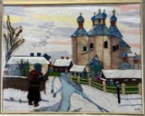 Mixed Media Landscape by Dita