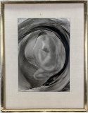Gwyn Reece, Female Nude, Pencil on Paper