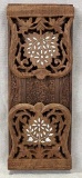 Carved and Inlaid Book Rack