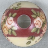 Hand-Painted Rose Lamp Shade