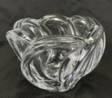 Floral French Art Glass Bowl