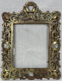 Ornate Brass Frame with Heart Motif