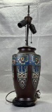 Bronze ChamplevÃ© Table Lamp