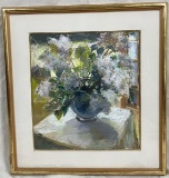 Trina Tolford, Hydrangeas, Pastel on Paper