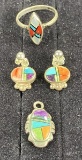 Group of Native American Sterling Silver Jewelry