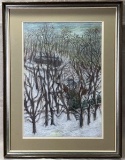 Pastel Winter Landscape