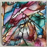 Untitled (Umbrellas) Oil on Canvas