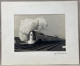 1939 Signed Photograph of Steam Train
