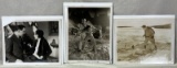 Three Early Movie Set Photographs