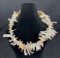 Theo Sable Natural Pearl and Abalone Necklace