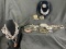 Jewelry Assortment Featuring Silvertone and Goldtone Elements
