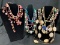 Multicolored Necklace Assortment Featuring Stone and Shell