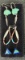 Native American Crafted Earring Grouping