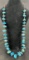 Natural Turquoise Beaded Necklace