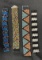 Four Handcrafted Vibrant Color Beaded Bracelets