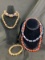 Cloisonne Bead Grouping with Gold Detailing
