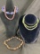Cloisonne Bead Grouping with Gold Detailing