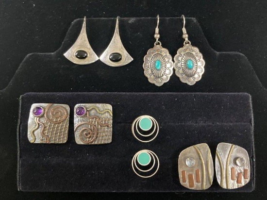 Sterling Silver Earring Grouping