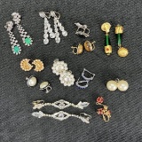 Vintage Clip-On Earring Assortment
