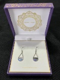Annika Witt Sterling Silver and Abalone Earrings
