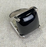 Sterling Silver Onyx Ring
