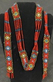 Native American Style Hand Beaded Belt