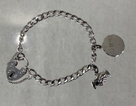 Sterling Silver Charm Bracelet