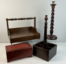 Decorative Wooden Accessories Assortment