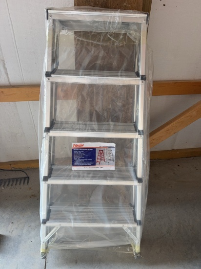 Folding step ladder