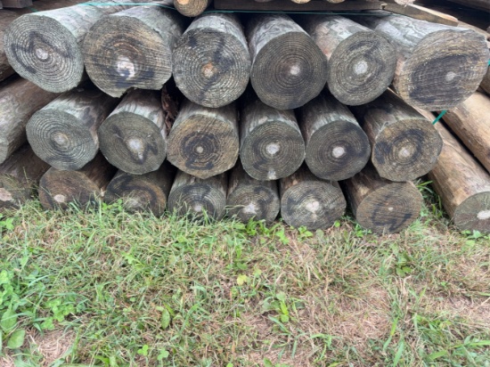 (18) 8â€� x 8 ft fence post