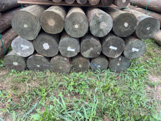 (18) 8â€� x 8 ft fence post