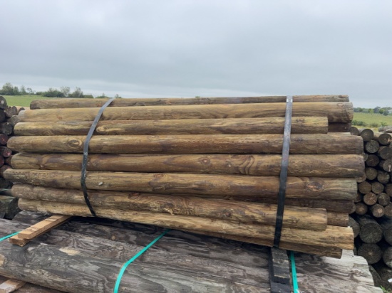 (50) 4â€�x 7ft fence post