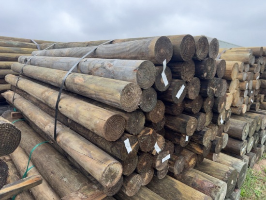 (50) 4â€�x 7ft fence post