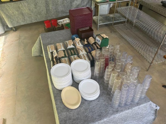 Cups,Trays ,Plates ,Bowls ETC