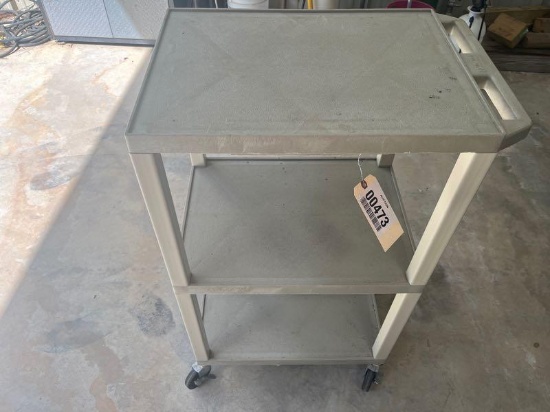 TAN ROLLING CART